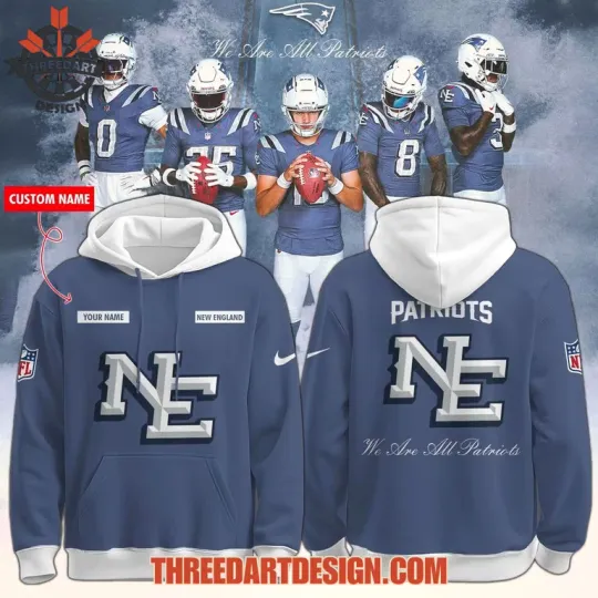 Discover Patriots x Rivalries Nor’Easter 3D Hoodie 2026 All Over Print Fan Gear