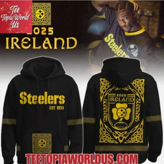 Discover Steeler 2025 Ireland Heritage 3D Hoodie Gift For Valentine
