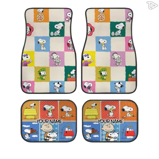 Discover Cute Cartoon Dog Car Floor Mats