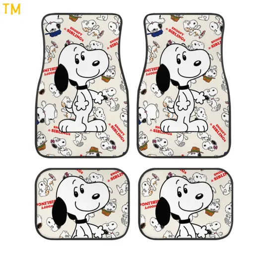Discover Cute Cartoon Dog Car Floor Mats