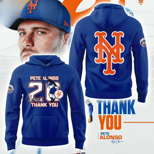 Discover Mets Thank You Pete Alonso Hoodie