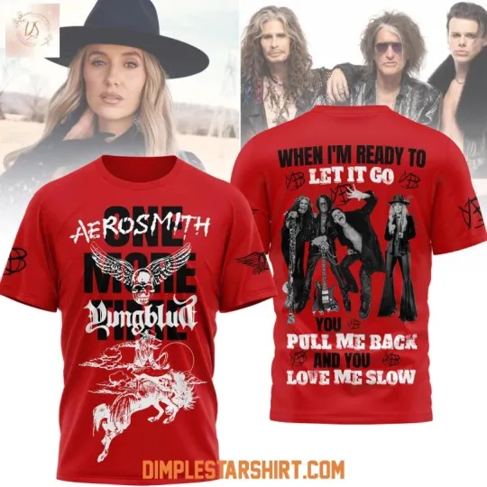 Discover Aerosmith Yungblud One More Time 3D T-Shirt