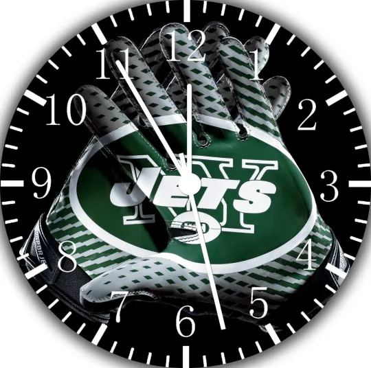 New York Jets Frameless Borderless Wall Clock Nice For Gifts or Decor