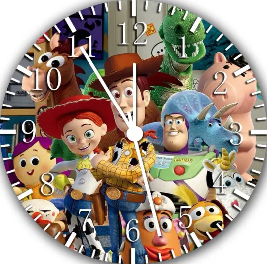 Disney Toy Story Frameless Silent Wall Clock Nice For Gifts or Decor