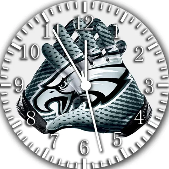 Discover Philadelphia Eagles Frameless Borderless Wall Clock Nice For Gifts or Decor