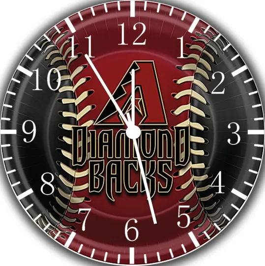 Discover Arizonna Diamondbacks Frameless Borderless Wall Clock Nice For Gifts or Decor