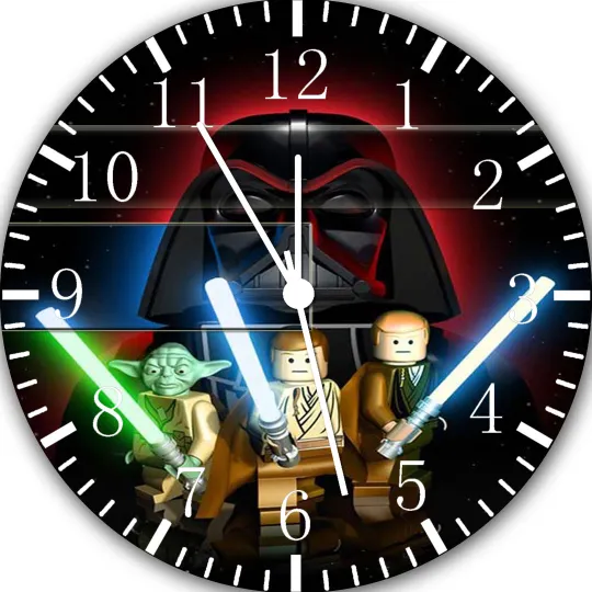 Discover Lego Star Wars Frameless Borderless Wall Clock Nice For Gifts or Decor