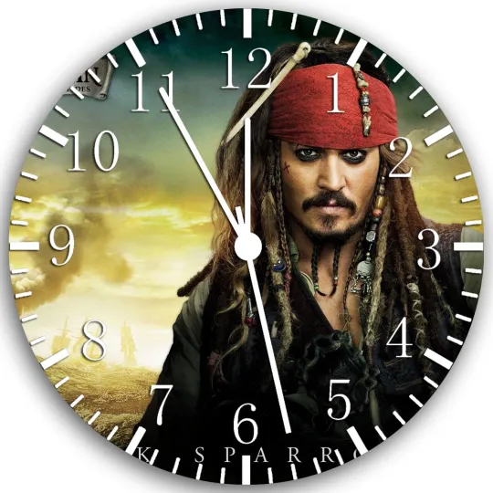 Discover Pirates of the Caribbean Frameless Borderless Wall Clock Nice Gifts Decor