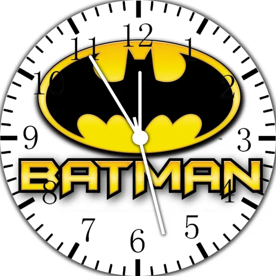 Batman Frameless Borderless Wall Clock For Gifts or Home Decor