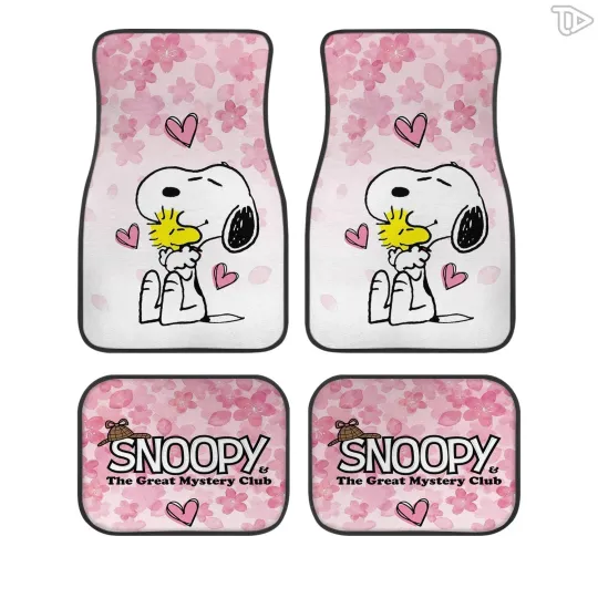 Discover Cute Cartoon Dog Car Floor Mats