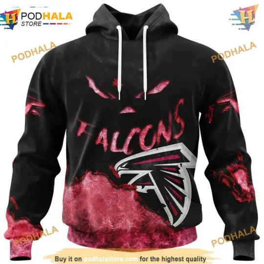 Discover Atlanta Football Team Falconss 3D Hoodie, Devil Eyes Fan Gift