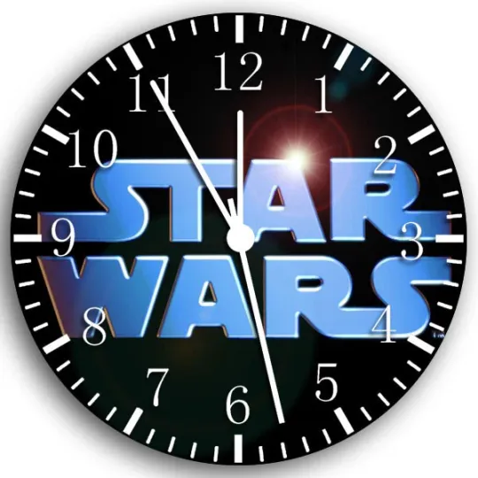 Discover Star Wars Frameless Borderless Wall Clock Nice For Gifts or Decor