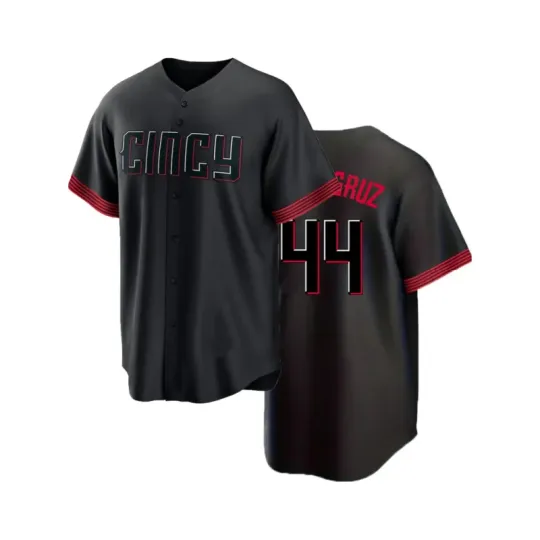 Discover Men's Baseball Jersey Cincy Sewing  Sports Uniforms Breathable Outfits Casual Sports Short Sleeves Shirts with Buttons