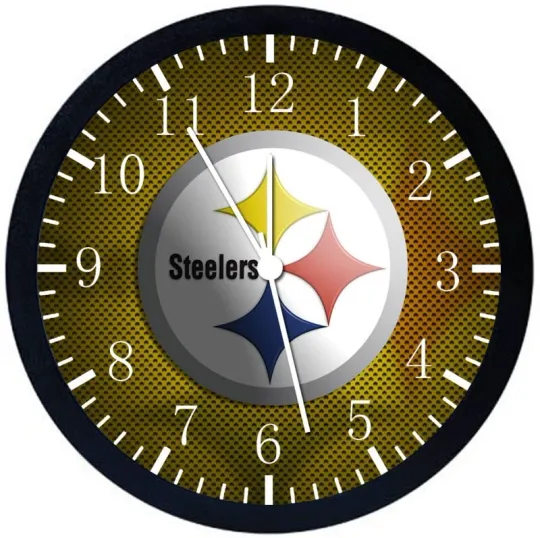 Discover Steeler Wall Clock