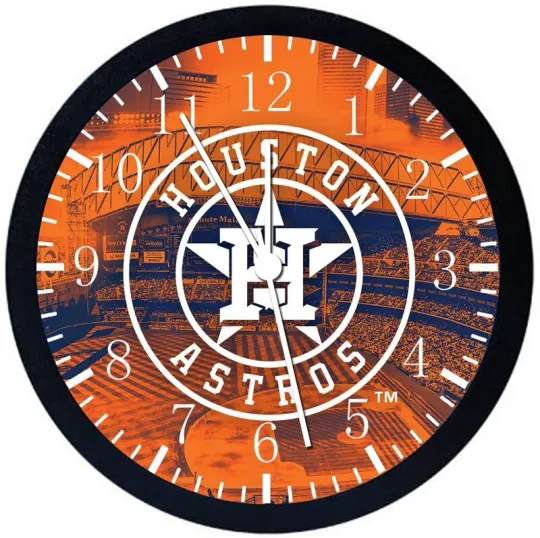 Houston Astros Wall Clock