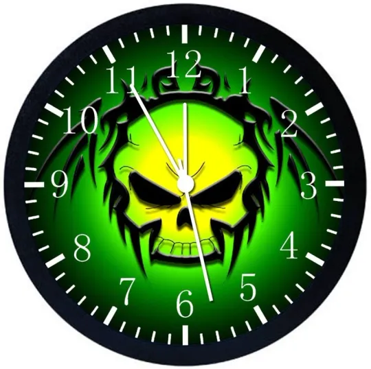 Discover Skull Wall Clock