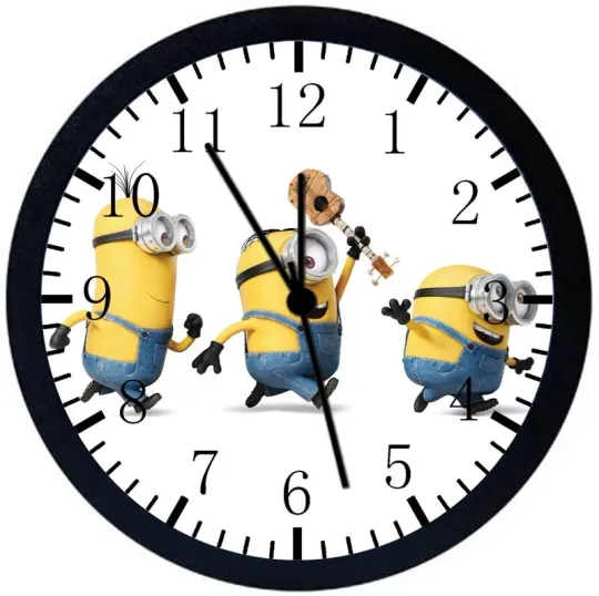 Discover Minions Wall Clock