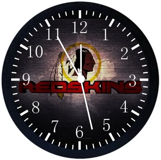 Discover Redskins Wall Clock