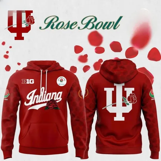 Hoosiers Football Helmet 2026 Rose Bowl Hoodie