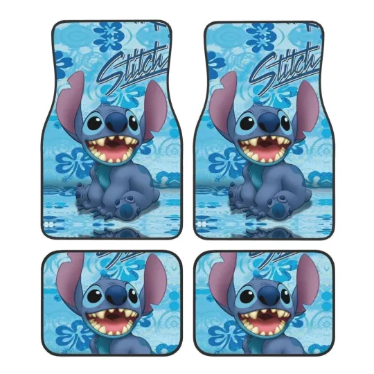 Discover Disney Stitch Car Floor Mats