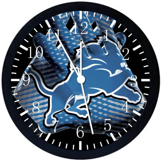 Detroit Lions Wall Clock
