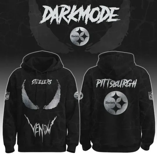 Discover Steeler x Venom Darkness Hoodie