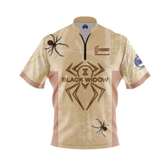 Discover Best Personalized Hammer Black Widow Grunge Gumbottom Bowling Jersey Shirts Gift