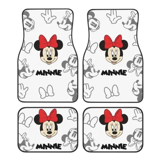Discover Minnies Mouse Universal Fit Car Floor Mats