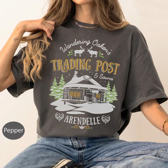 Discover Disney Frozen Wandering Oaken's Trading Post  Arendelle Vintage T-Shirt , Frozen Shirt, Disneyland Family Vacation Shirt, Disney World Shirt