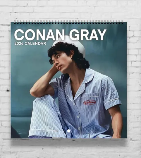 2026 Conan Gray Calendar, Found Heaven & Wishbone Aesthetic Music Gift
