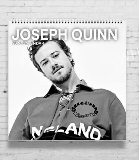 Discover 2026 Joseph Quinn Calendar, Celebrity Fan Gift & Quiet Place Art
