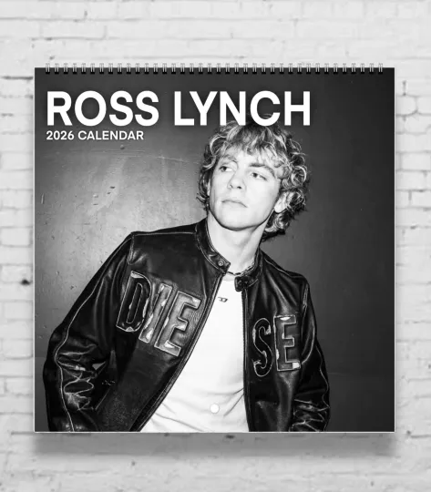 2026 Ross Lynch Calendar, The Driver Era & Hollywood Heartthrob Decor