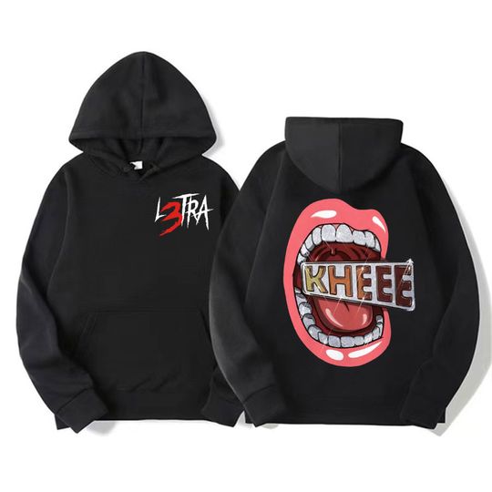 Discover Singer Luar La L Music Album L3TRA Print Hoodies Men Women High Quality Fashion Retro Hoodie Man Casual Fleece Cotton Sweatshirt