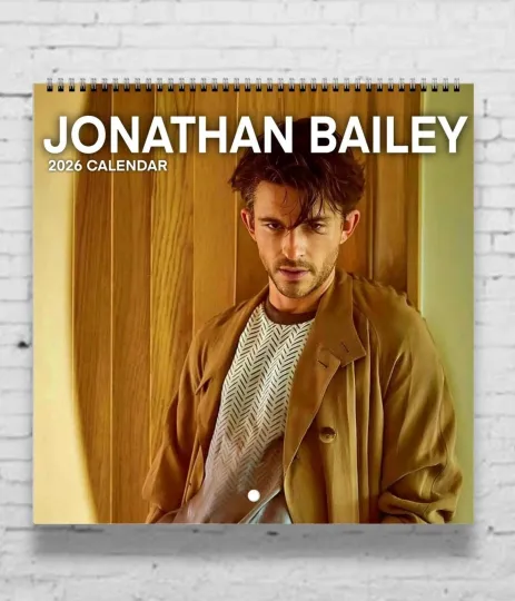 2026 Jonathan Bailey Calendar, Bridgerton & Wicked Movie Fan Gift