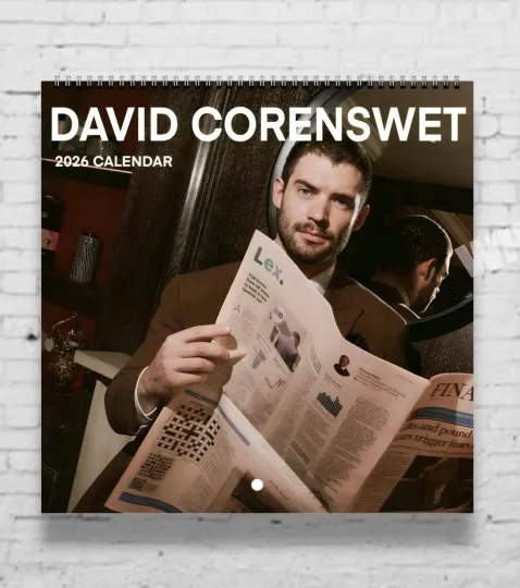 Discover 2026 David Corenswet Calendar, Superhero Inspired Celebrity Fan Gift