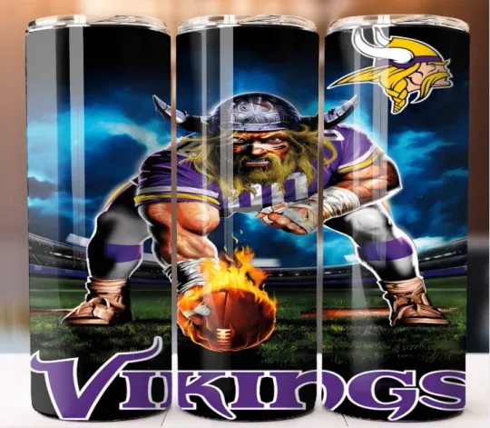 Discover Vikings Football football Team Sports Tumbler