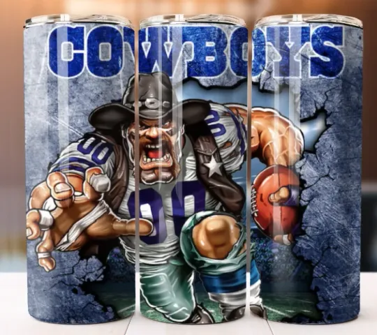Discover Tumbler Stainless Steel Personalized Football Cowboys Team