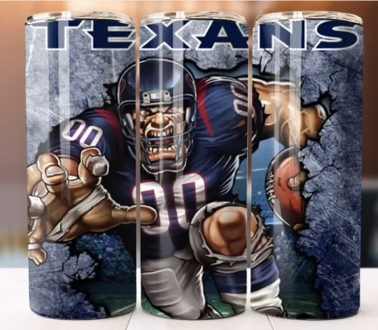 Discover Tumbler Stainless Steel Football Texas Team