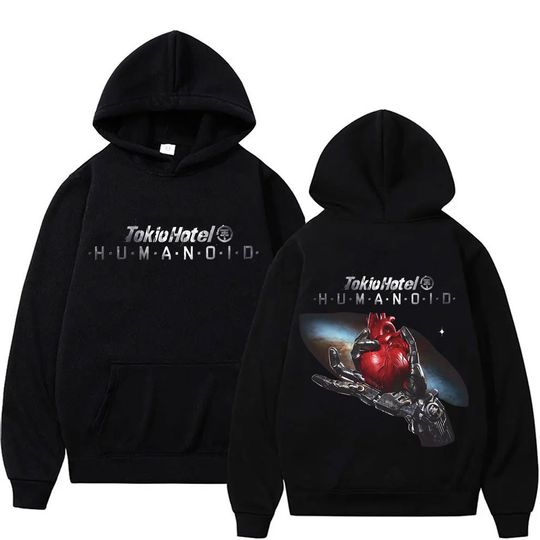 Discover German Rock Band Tokio Automatic Music Album Double Sided Print Hoodie Men Women Hip Hop Gothic Oversized Sweatshirt Pullover