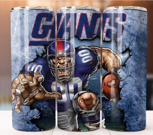 Discover Tumbler Stainless Steel Football Giants Team