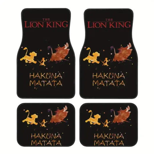 Discover Lion King Theme Car Floor Mats