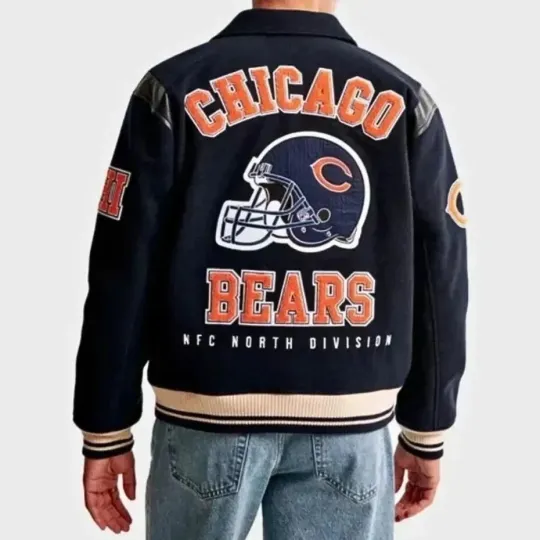 Discover Chicago Football Varsity Bomber Jacket
