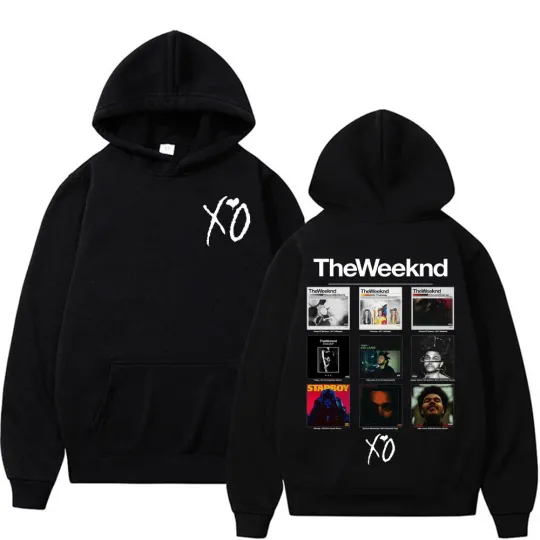 Discover Rapper Weeknds Album Cover Graphic Hoodies Men Women Fashion Hip Hop Pop Music Sweatshirt Bodywarmer Comfort Hoodie Pullovers