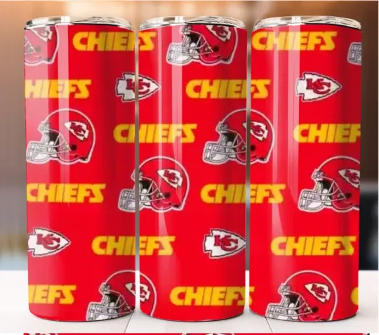 Discover Tumbler Stainless Steel Football Chiefs Team