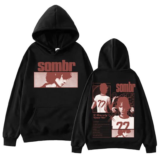 Discover Sombr Tour 2026 Hoodie Man Woman Harajuku Long Sleeve Pullover Tops Sweatshirt Gift