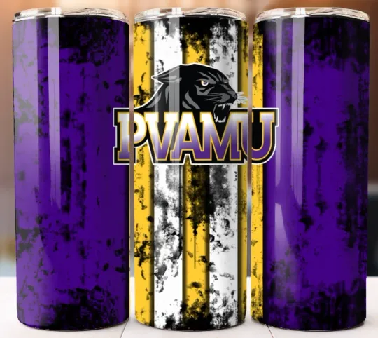 Discover Tumbler Straw Style Prairie View A&M Panthers