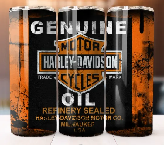 Discover Motor Cycles Oil Tumbler