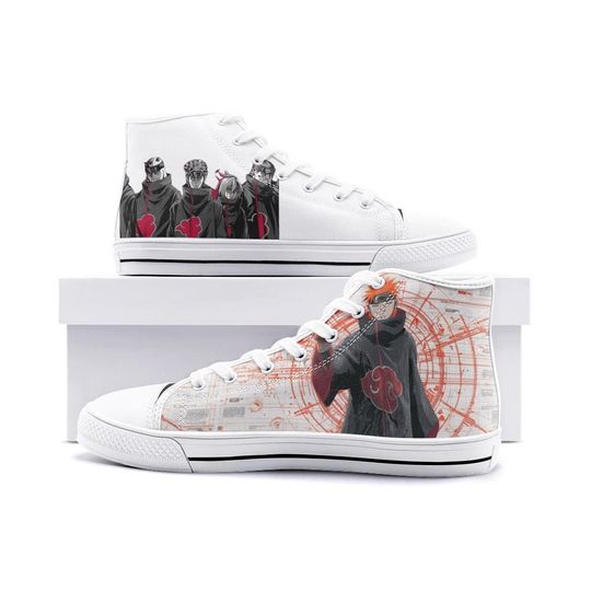 Discover Akatsuki-Pain (Unisex High Top Canvas Shoes)