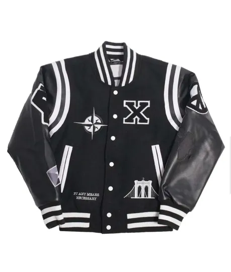 Discover Malcolm X All Stars Black Wool Genuine  Men's Jacket , Not Leather, Not Satin