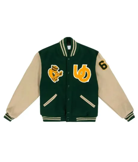 Discover University of Oregon 1967 Genuine Men's Varsity Jacket, Not Leather, Not Satin